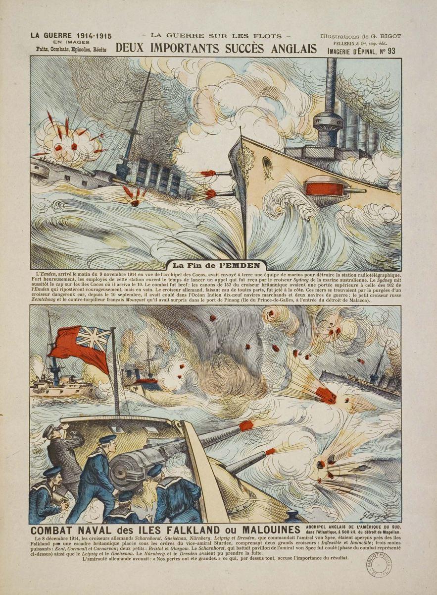 - LA GUERRE SUR LES FLOTS - / DEUX IMPORTANTS SUCCES ANGLAIS (titre inscrit)