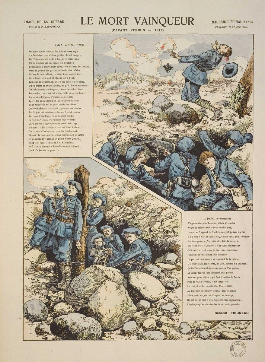 LE MORT VAINQUEUR / (DEVANT VERDUN - 1917) (titre inscrit)