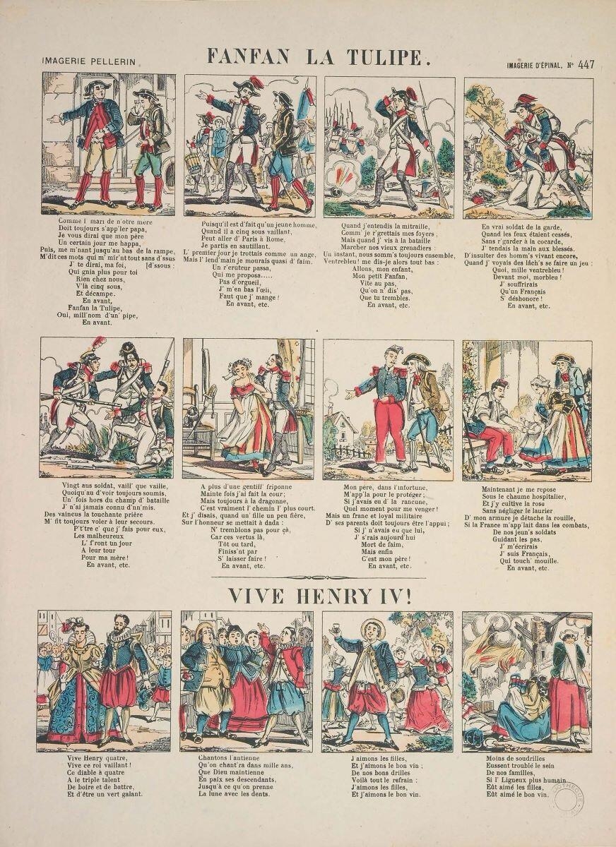 FANFAN LA TULIPE. / VIVE HENRY IV ! (titre inscrit)