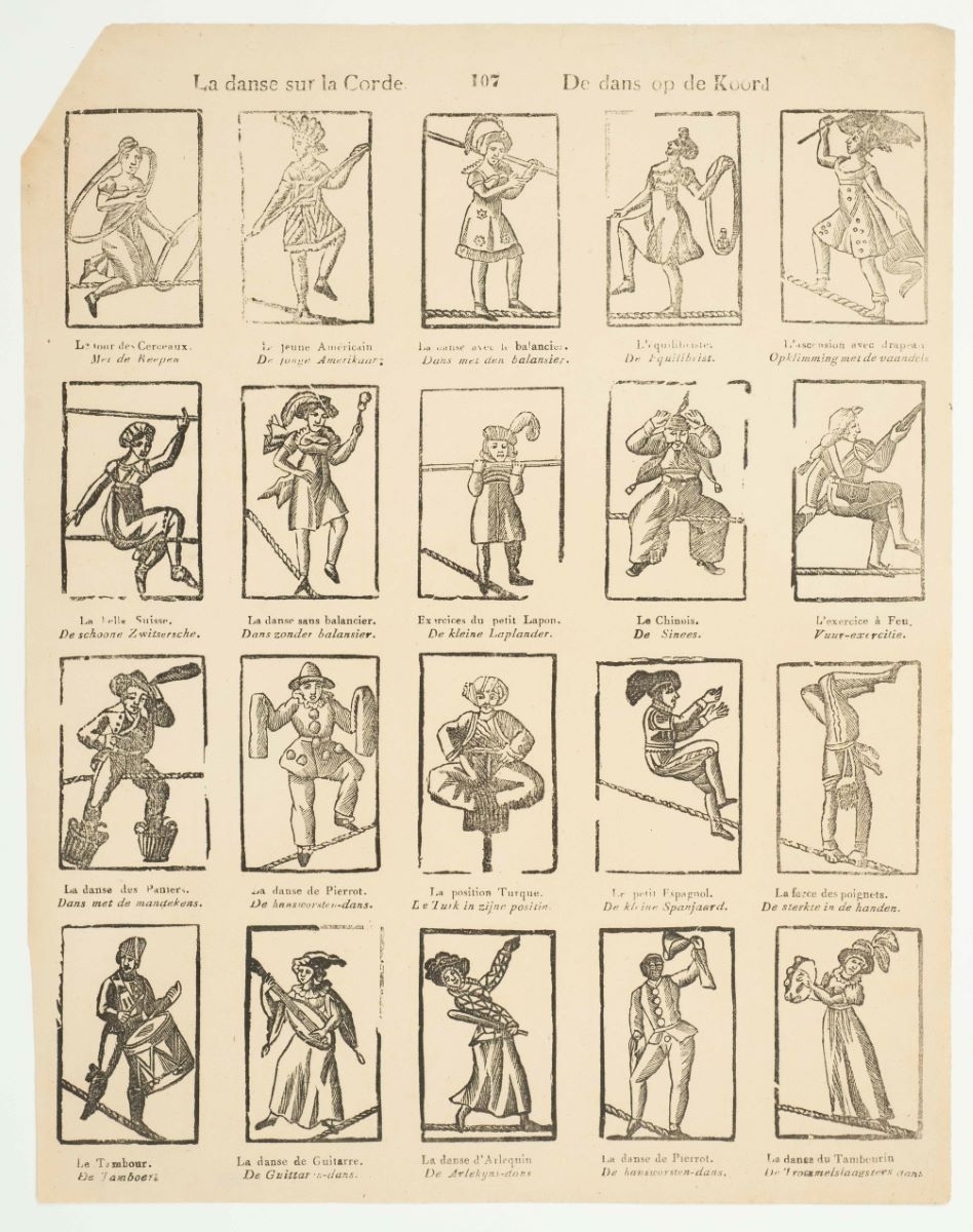 La danse sur la Corde. 107 (titre inscrit, fr., néerl.)