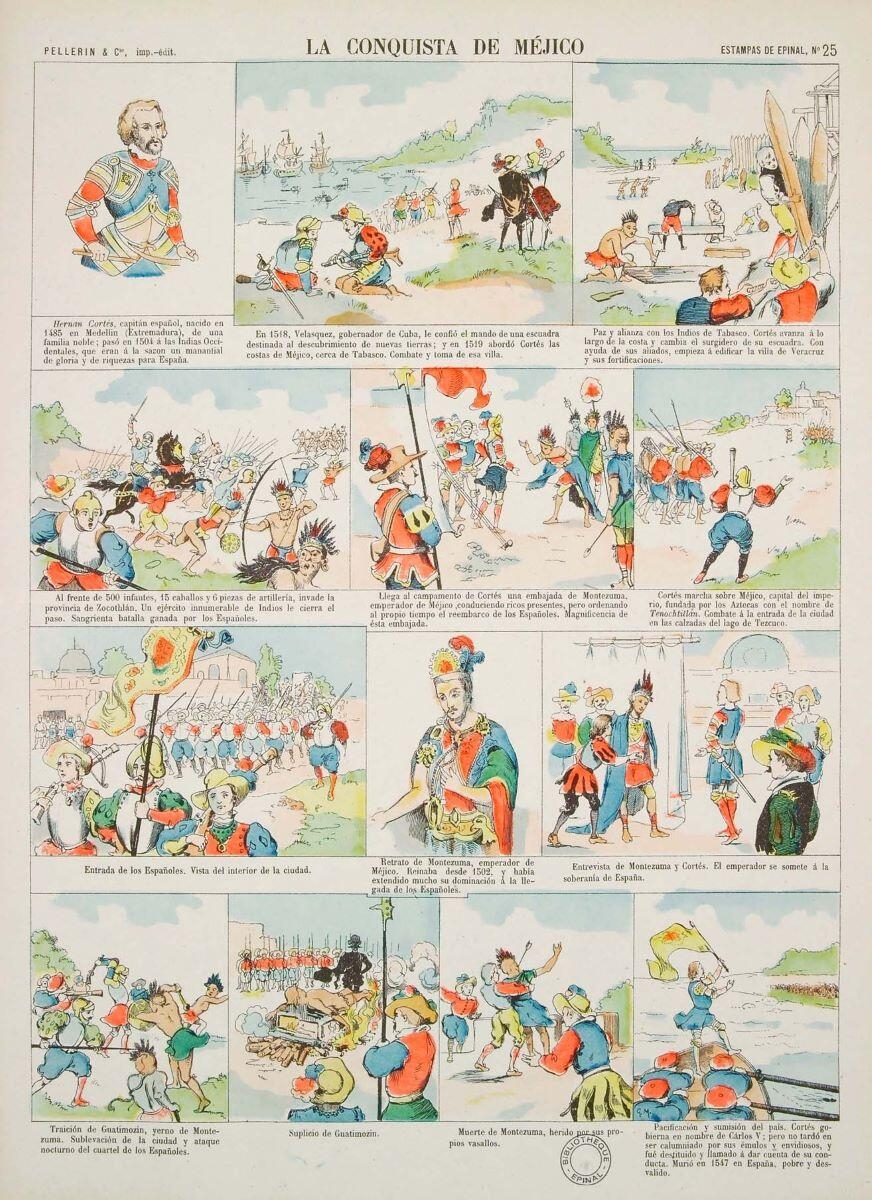 LA CONQUISTA DE MEJICO (titre inscrit, esp.) ; La conquête du Mexique (titre factice)