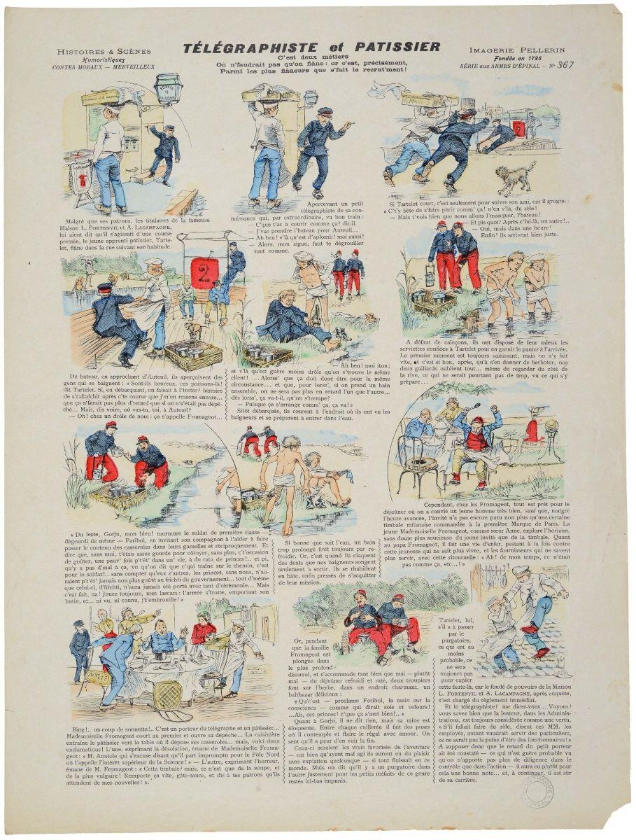 TÉLÉGRAPHISTE et PATISSIER (titre inscrit)