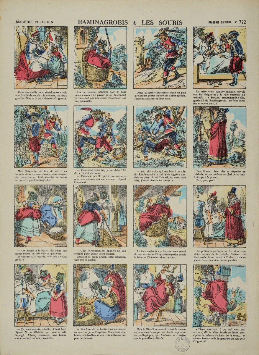 RAMINAGROBIS ET LES SOURIS. (titre inscrit)