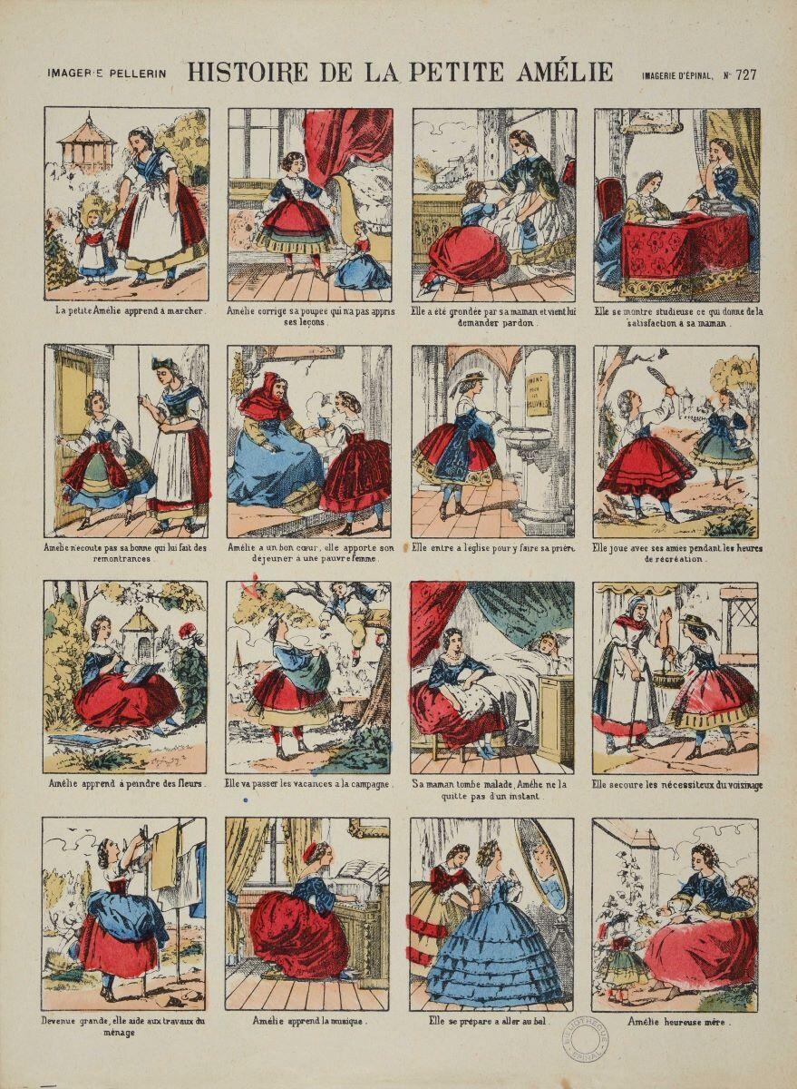 HISTOIRE DE LA PETITE AMELIE (titre inscrit)