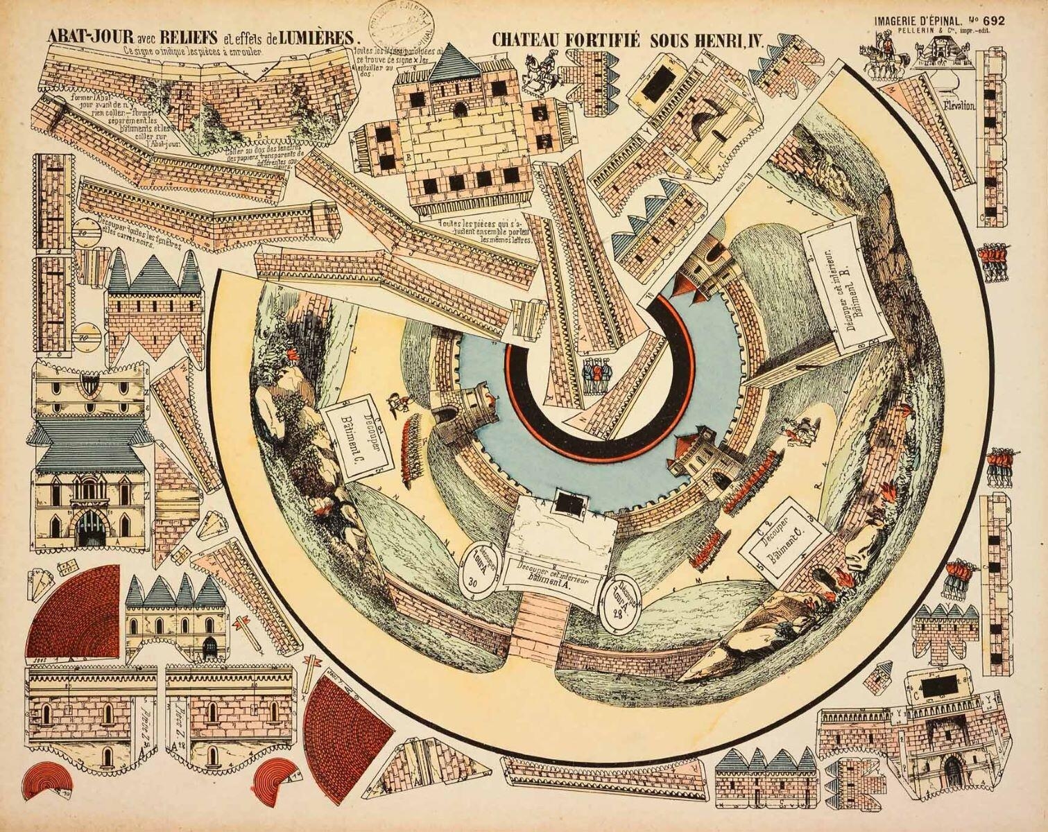 CHATEAU FORTIFIÉ SOUS HENRI IV. (titre inscrit)