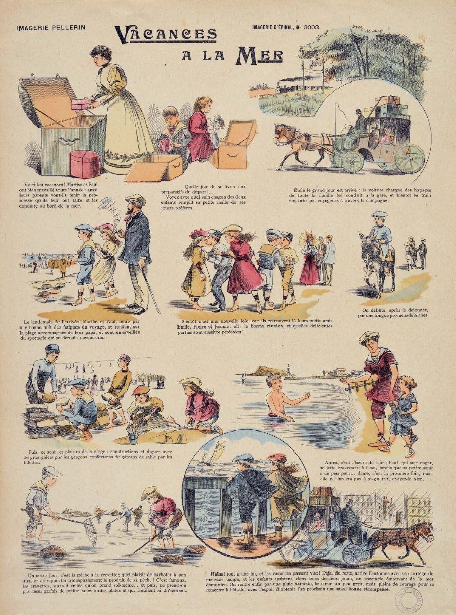 VACANCES / A LA MER (titre inscrit)