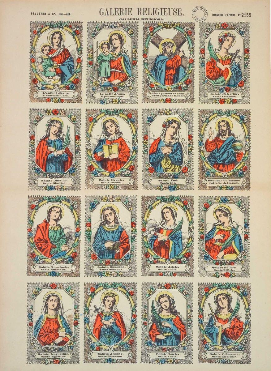 GALERIE RELIGIEUSE. (titre inscrit fr., it.)