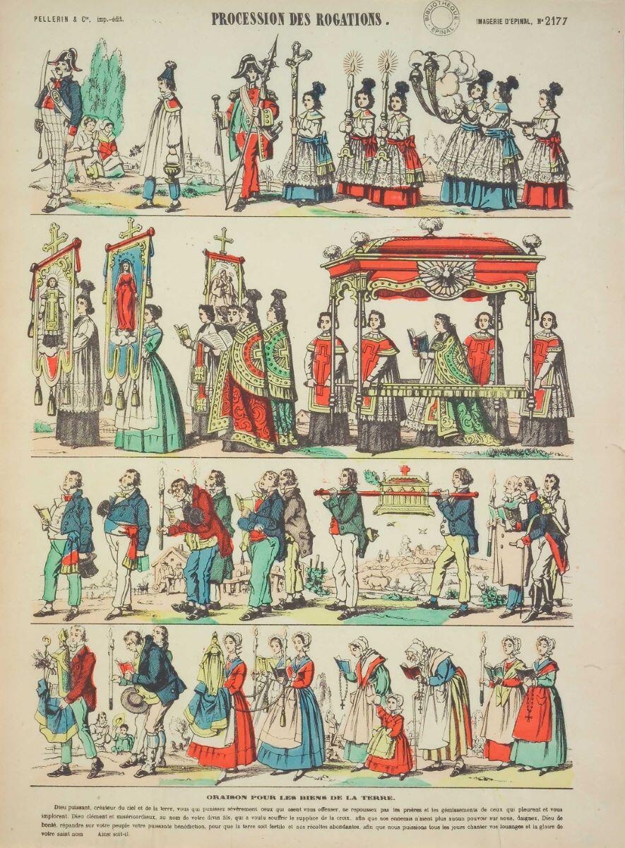 PROCESSION DES ROGATIONS. (titre inscrit)