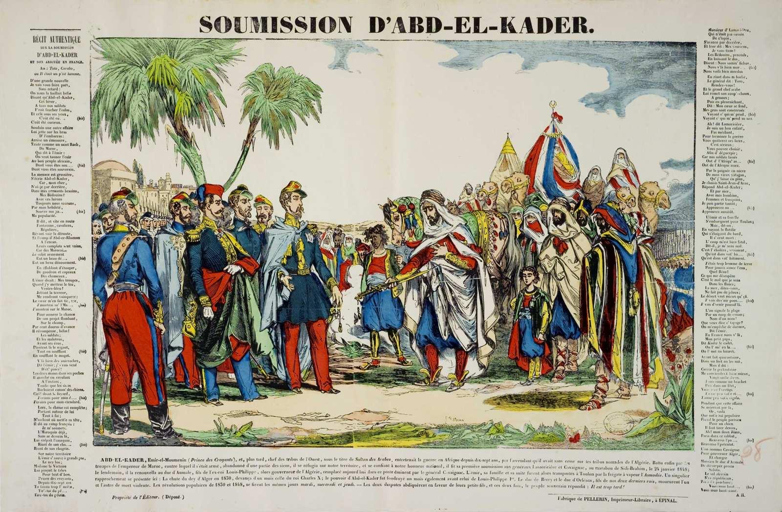 SOUMISSION D'ABD-EL-KADER. (titre inscrit)