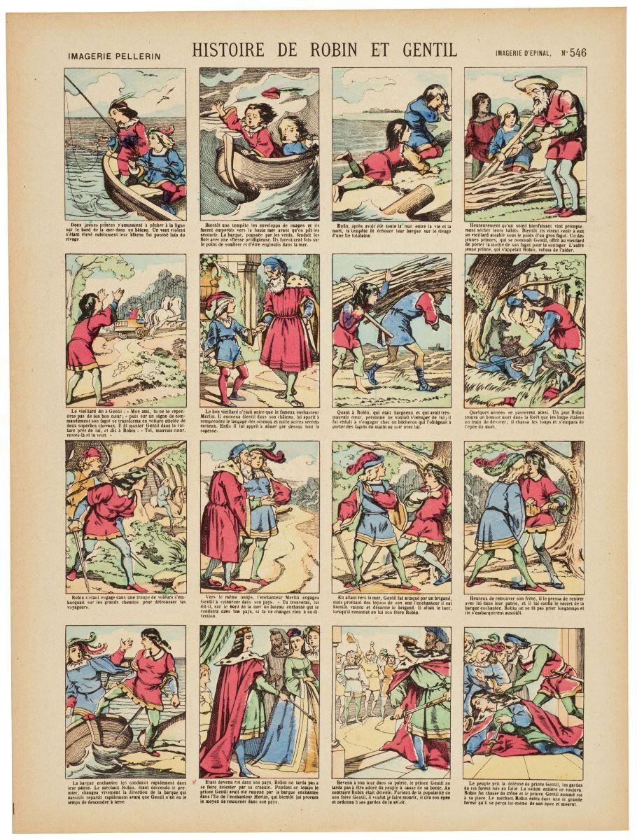 HISTOIRE DE ROBIN ET GENTIL  (titre inscrit)