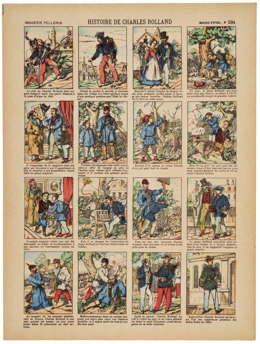 HISTOIRE DE CHARLES ROLLAND (titre inscrit)