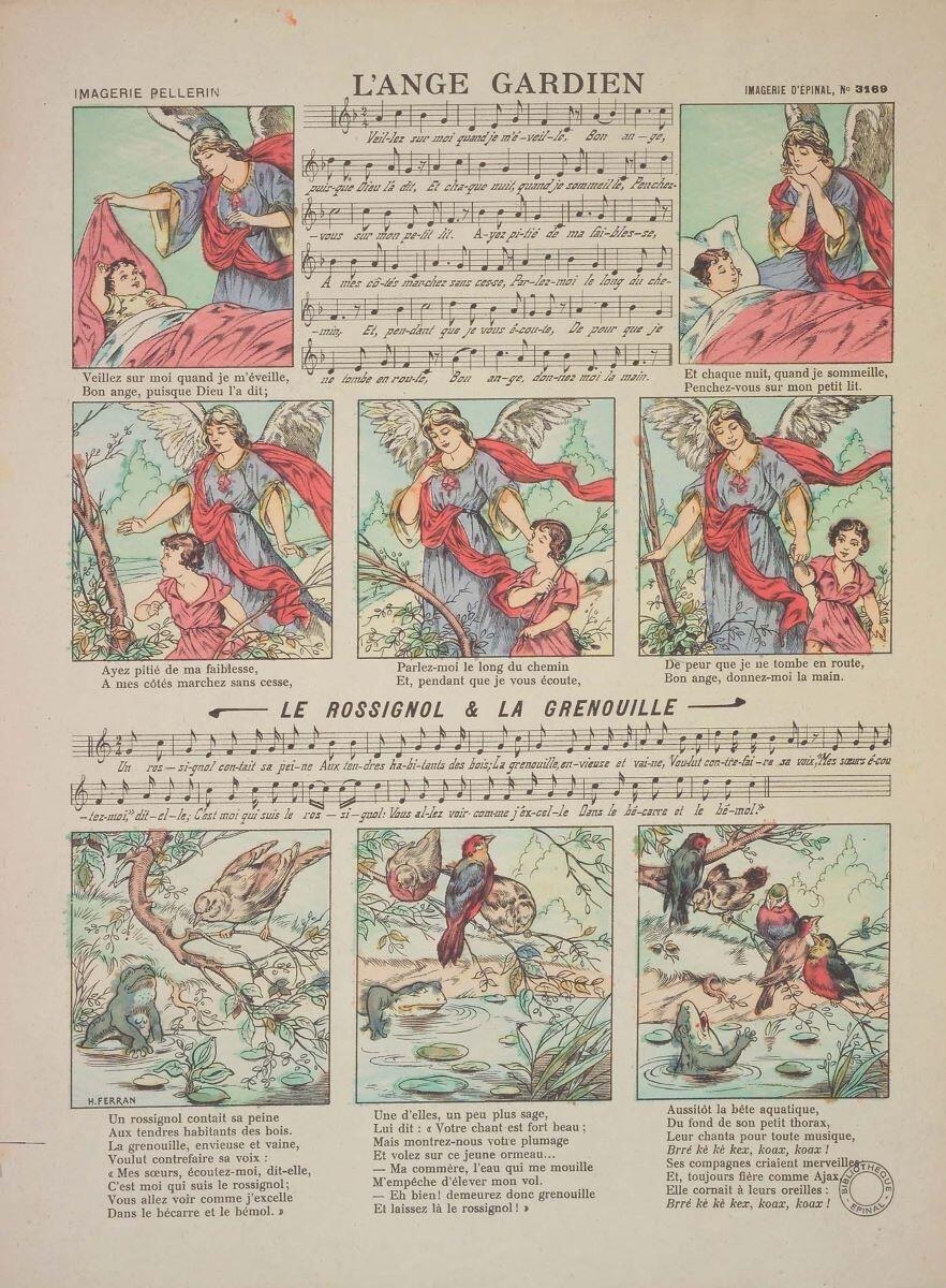 L’ANGE GARDIEN / LE ROSSIGNOL & LA GRENOUILLE (titre inscrit)