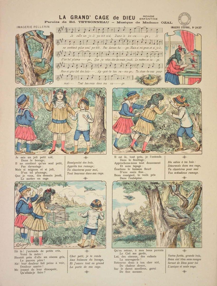 LA GRAND’ CAGE de DIEU / RONDE / ENFANTINE (titre inscrit)