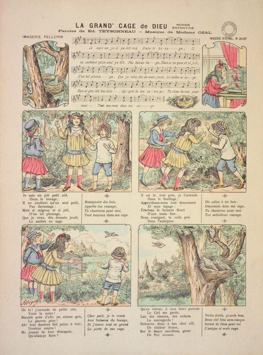 LA GRAND' CAGE de DIEU / RONDE / ENFANTINE (titre inscrit)