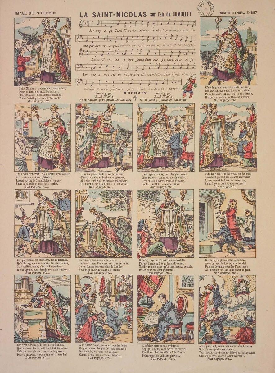 LA SAINT-NICOLAS sur l'air de DUMOLLET (titre inscrit)