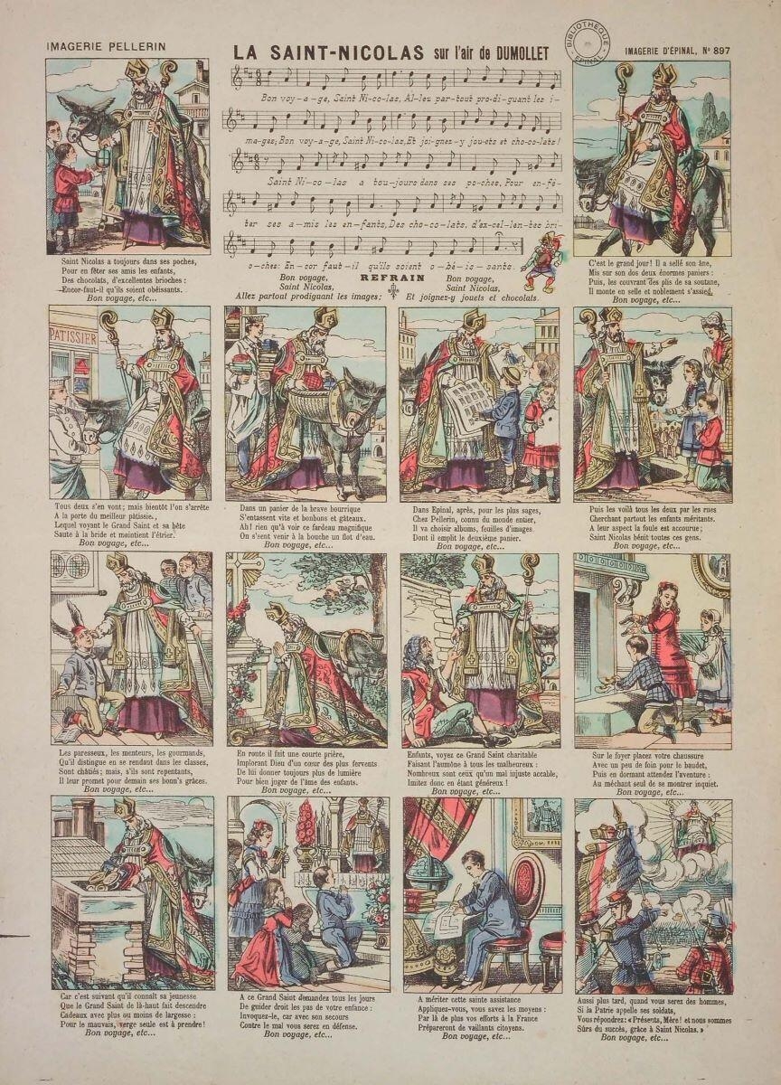 LA SAINT-NICOLAS sur l'air de DUMOLLET (titre inscrit)