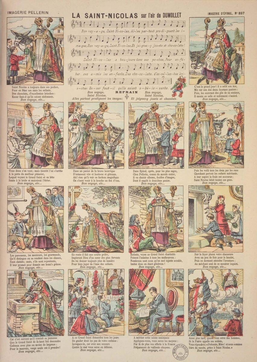 LA SAINT-NICOLAS sur l'air de DUMOLLET (titre inscrit)