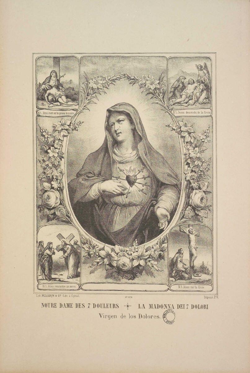 NOTRE DAME DES 7 DOULEURS / N°.. 278 (titre inscrit, fr., it., esp.)