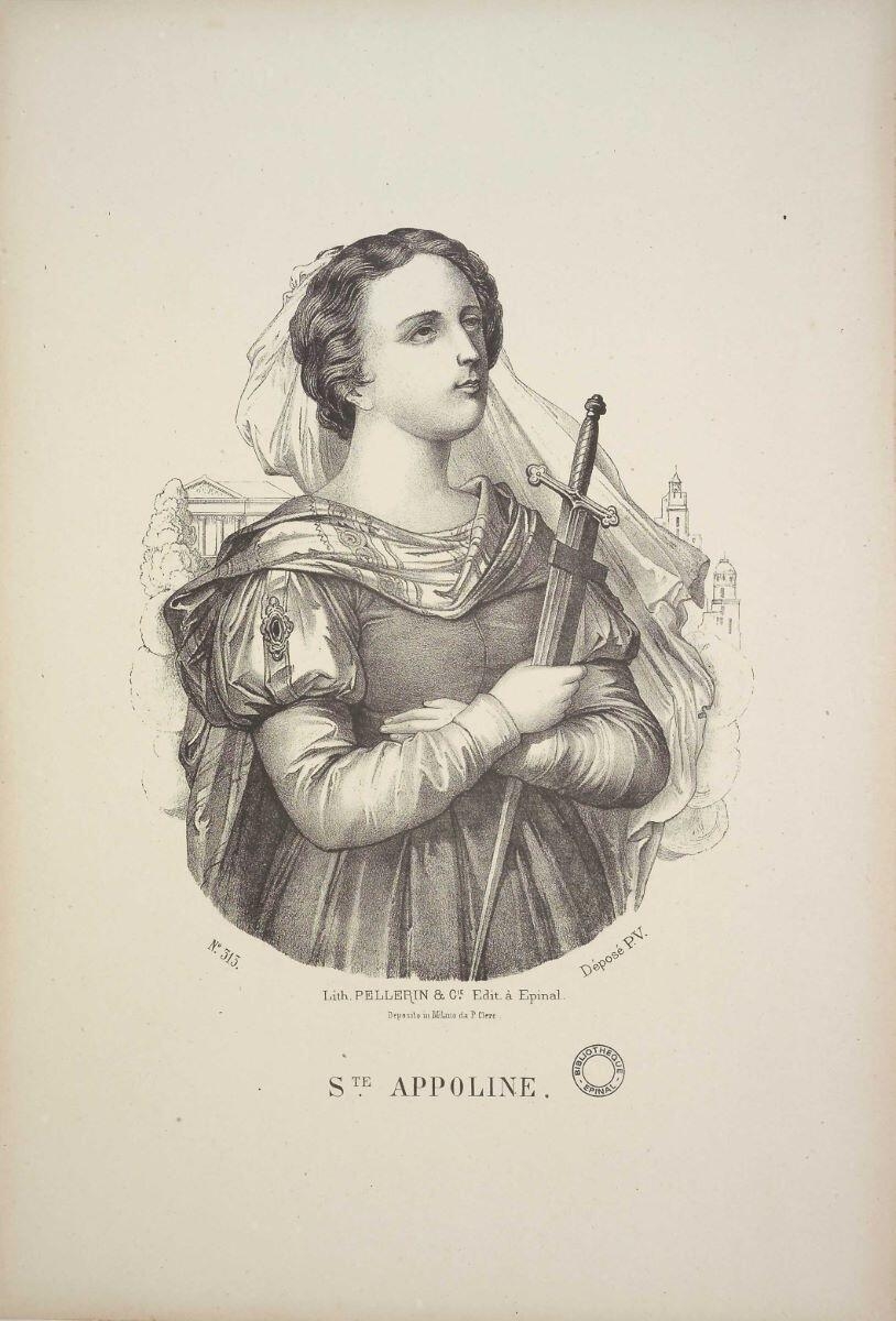 STE. APPOLINE. / N°. 313. (titre inscrit)