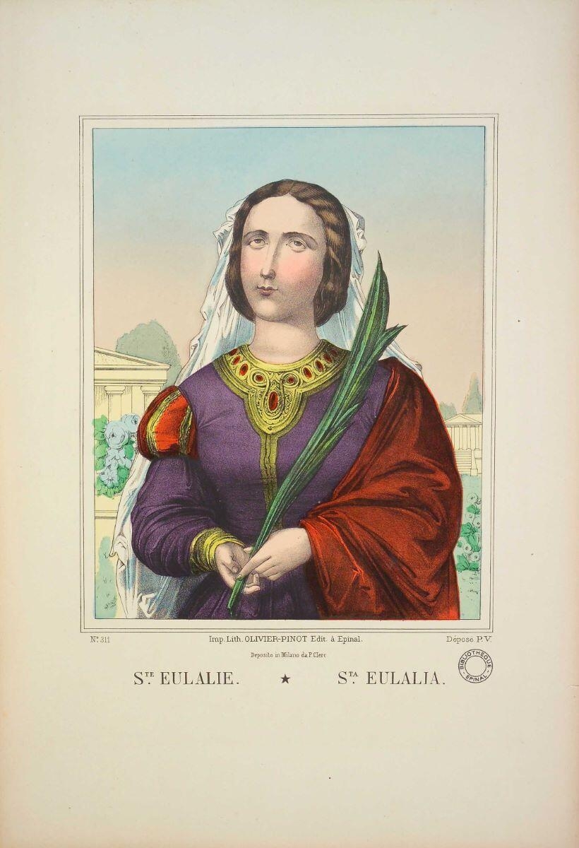 STE. EULALIE. (titre inscrit, fr., it.)