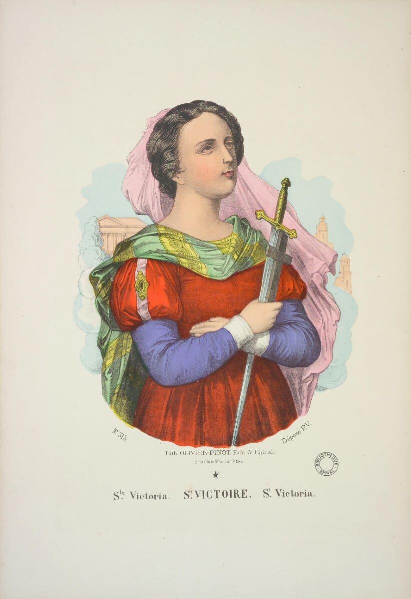STE. VICTOIRE. / N°. 313. (titre inscrit, fr., it., angl.)