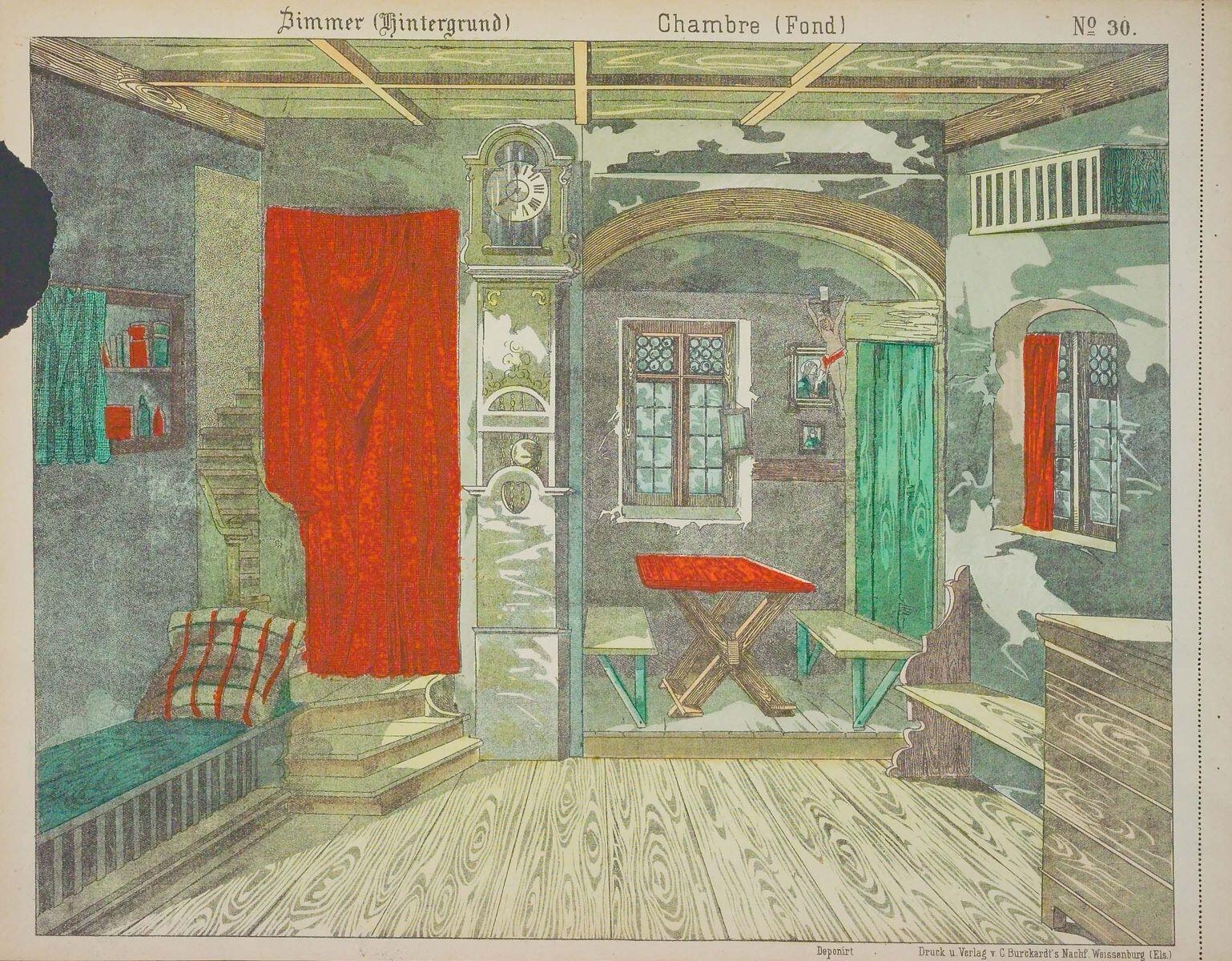 Chambre (Fond) N° 30. (titre inscrit, fr., all.)