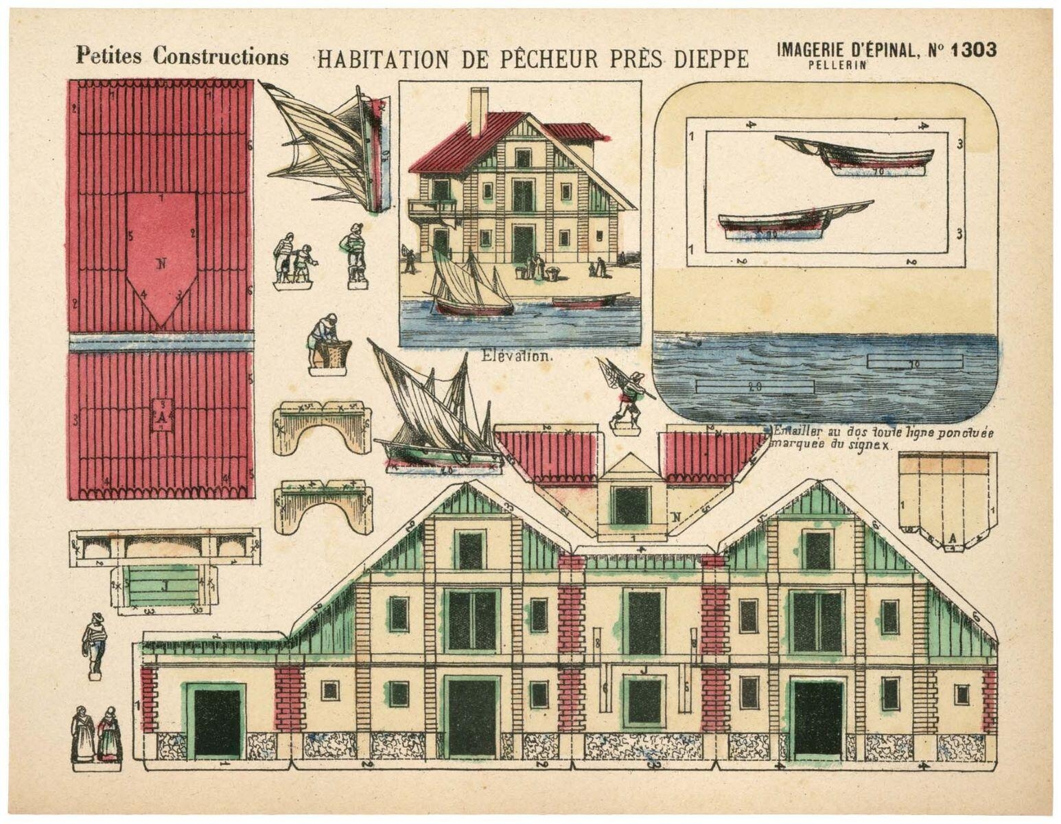 HABITATION DE PÊCHEUR PRES DIEPPE (titre inscrit)