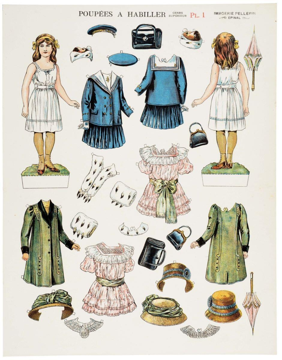 POUPÉES A HABILLER GENRE / SUPERIEUR PL. 1 (titre inscrit)