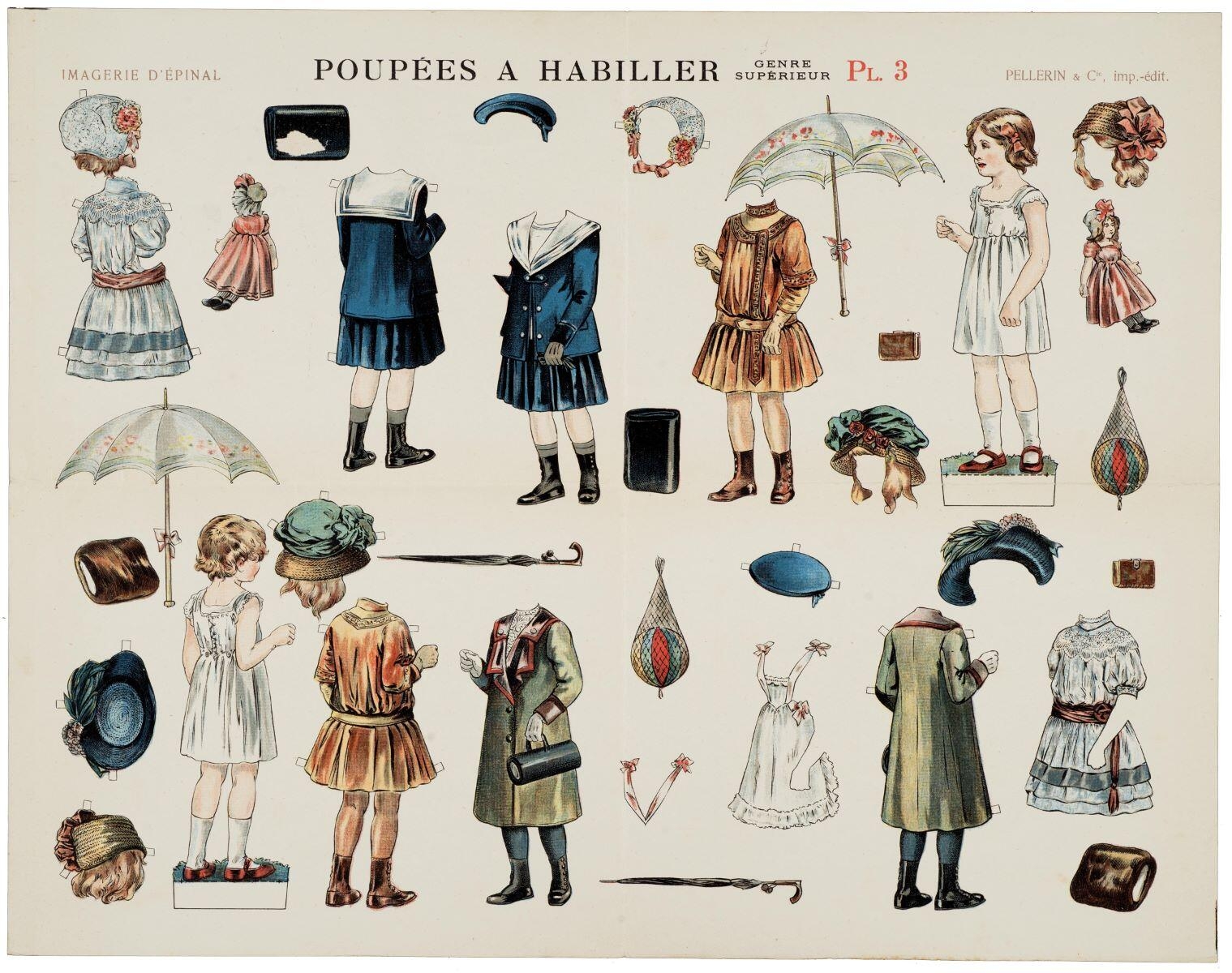 POUPÉES A HABILLER GENRE / SUPERIEUR PL.3 (titre inscrit)