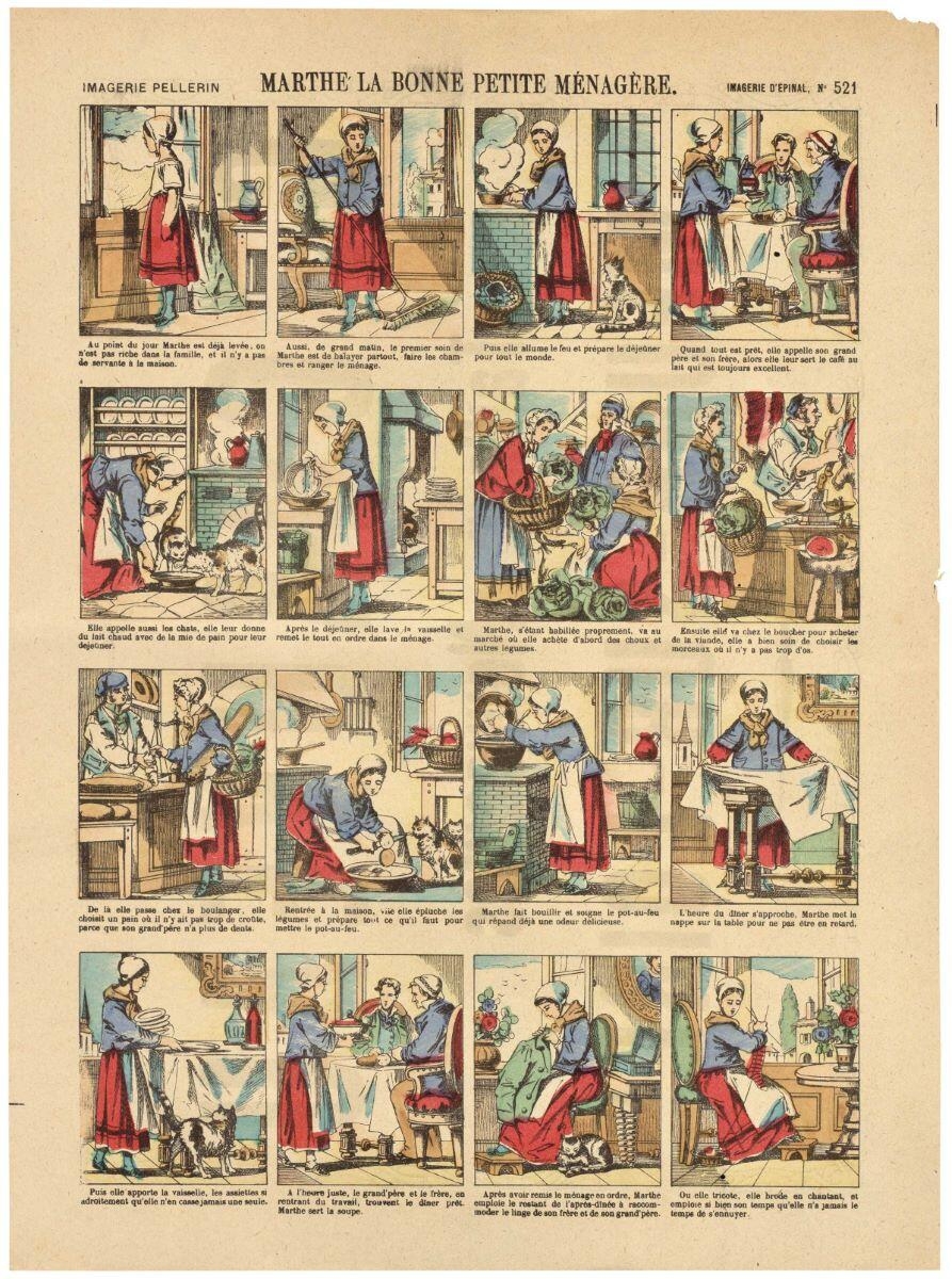MARTHE LA BONNE PETITE MENAGERE. (titre inscrit)