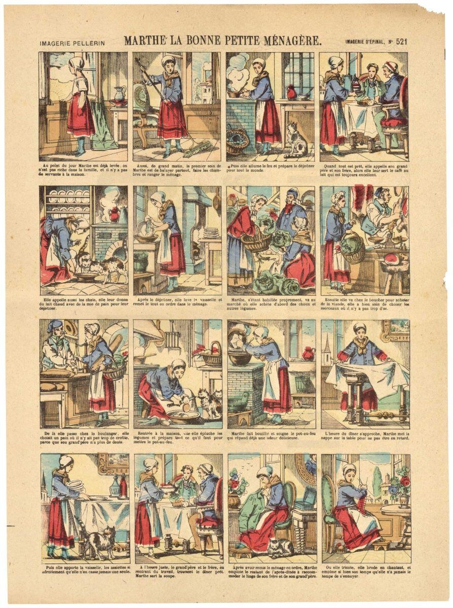 MARTHE LA BONNE PETITE MENAGERE. (titre inscrit)