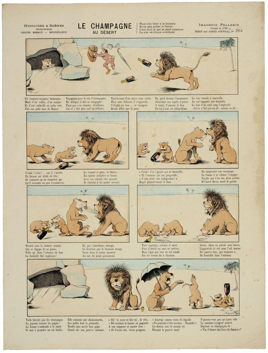 LE CHAMPAGNE / AU DÉSERT (titre inscrit)