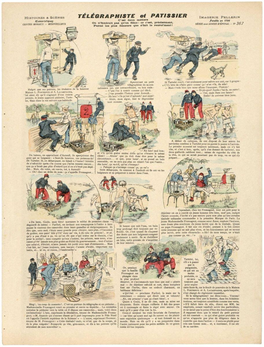 TELEGRAPHISTE et PATISSIER (titre inscrit)