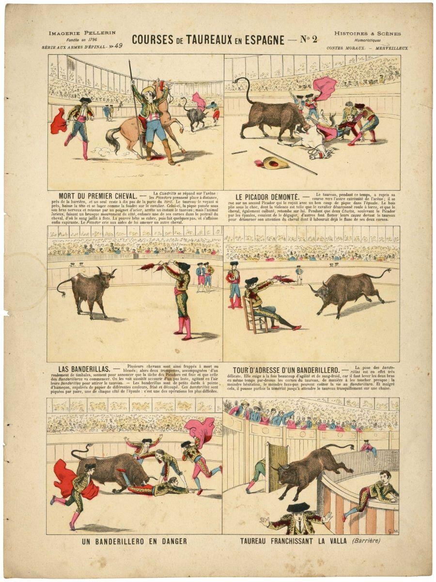 COURSES DE TAUREAUX EN ESPAGNE - N° 2 (titre inscrit)