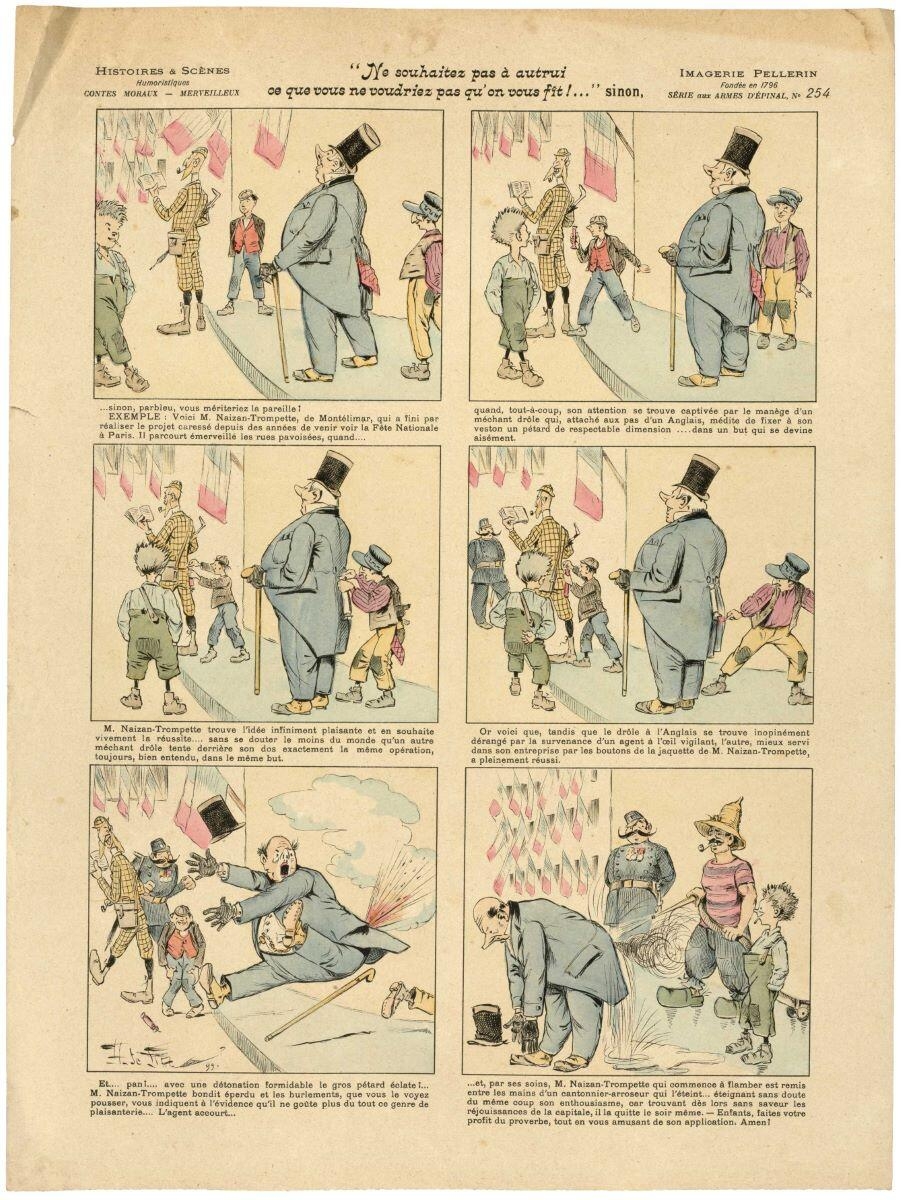 “Ne souhaitez pas à autrui / ce que vous ne voudriez pas qu’on vous fît ! ...” sinon, (titre inscrit)