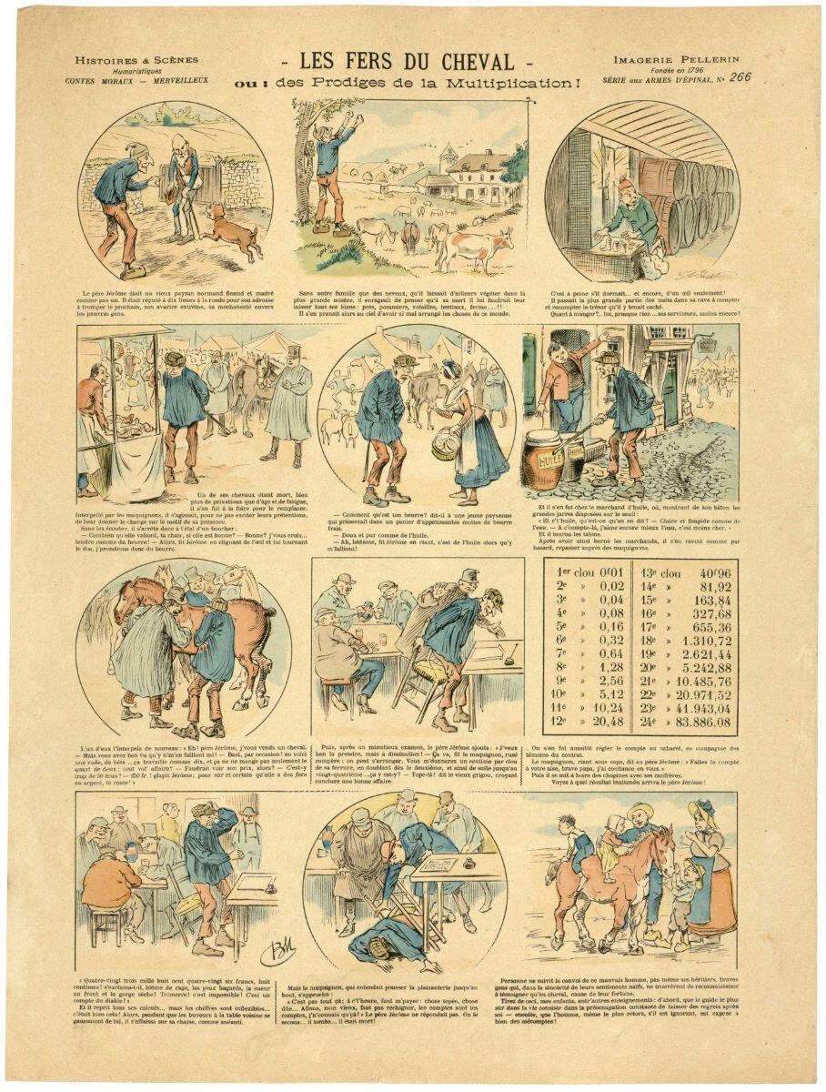 - LES FERS DU CHEVAL - / ou : des Prodiges de la Multiplication (titre inscrit) (titre inscrit)