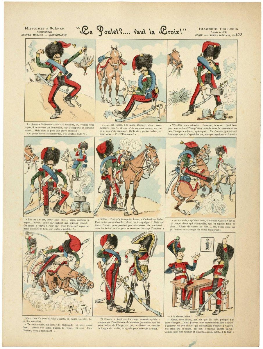 “ Le Poulet?.... vaut la Croix!” (titre inscrit)