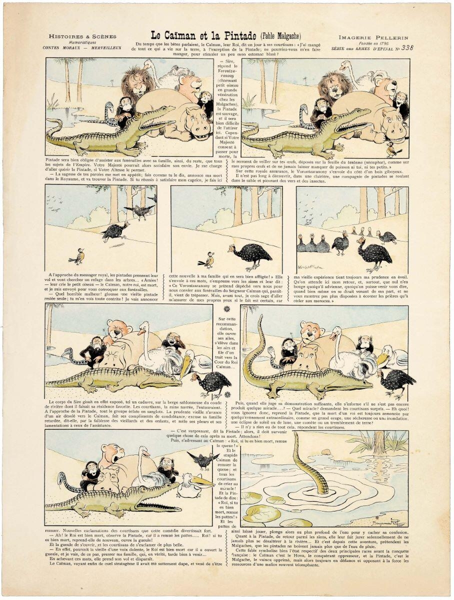Le Caïman et la Pintade (Fable Malgache) (titre inscrit)
