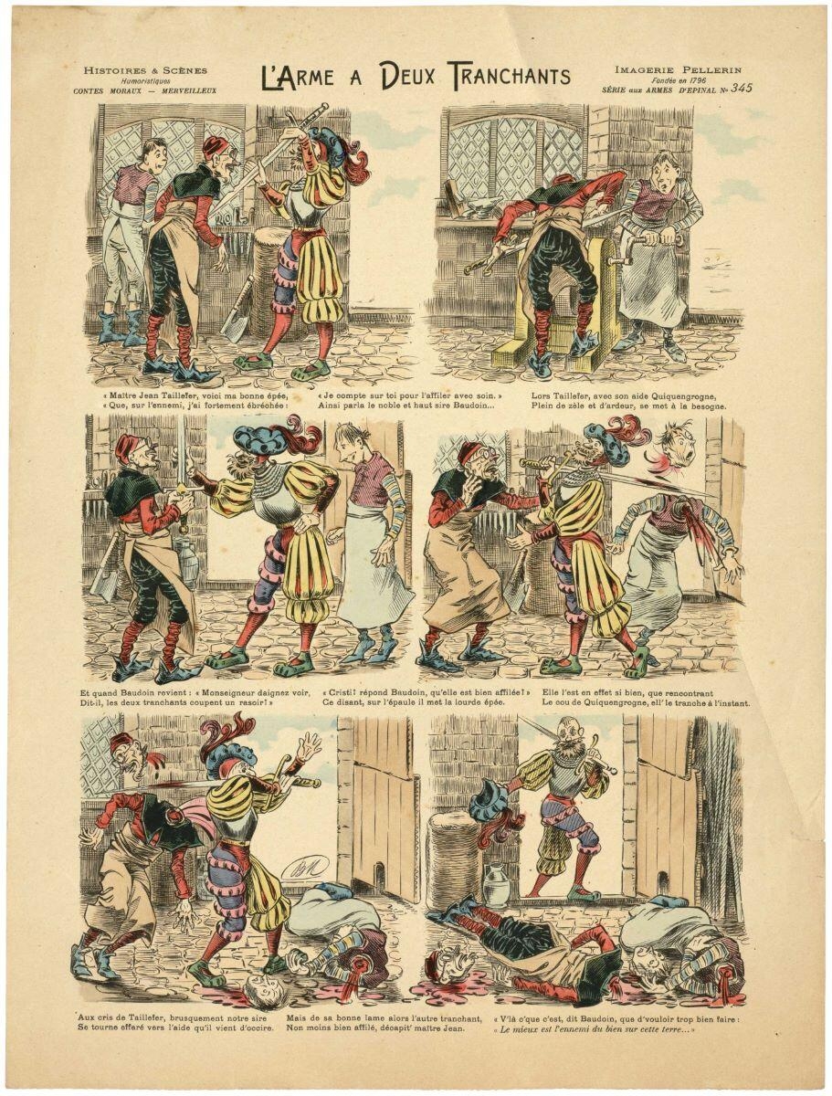 L’ARME A DEUX TRANCHANTS (titre inscrit)