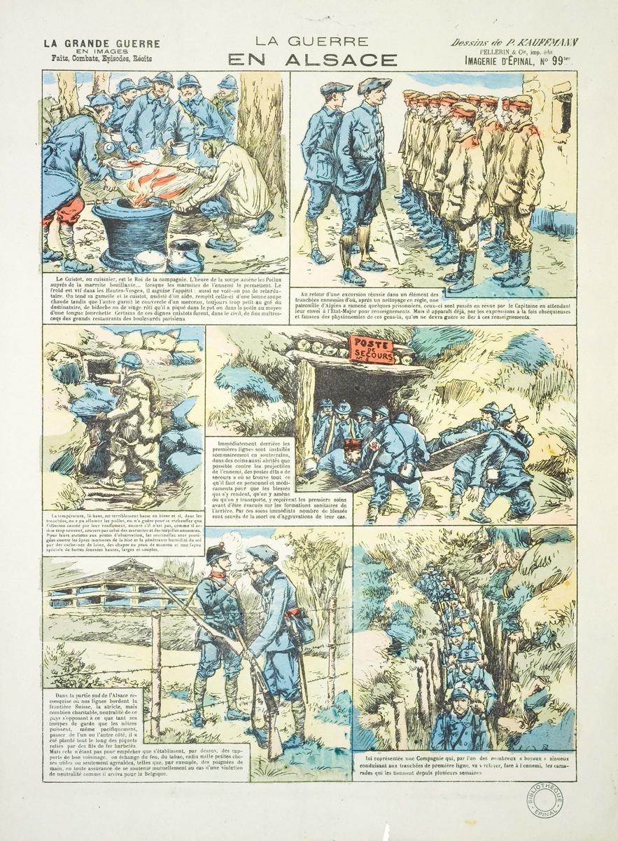 LA GUERRE / EN ALSACE (titre inscrit)