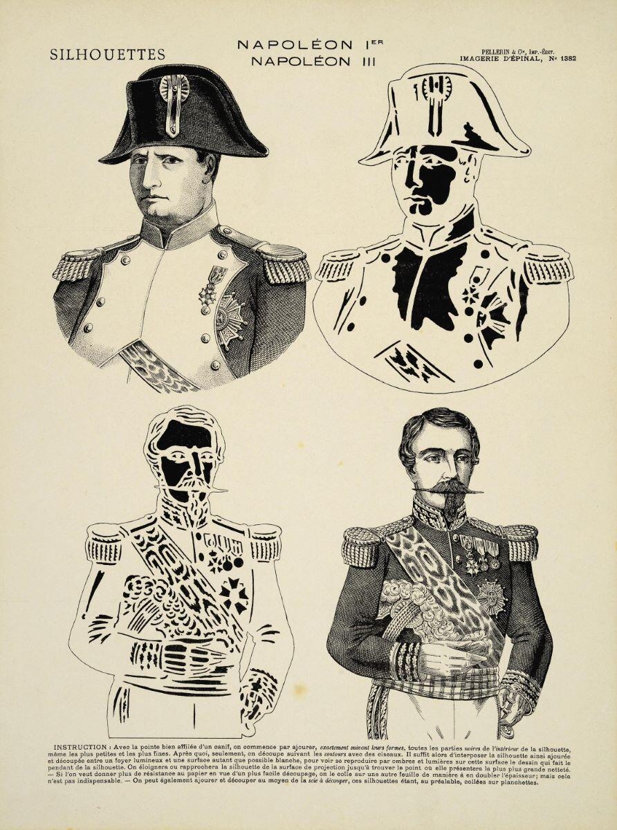 SILHOUETTES / NAPOLEON 1ER / NAPOLEON III (titre inscrit)