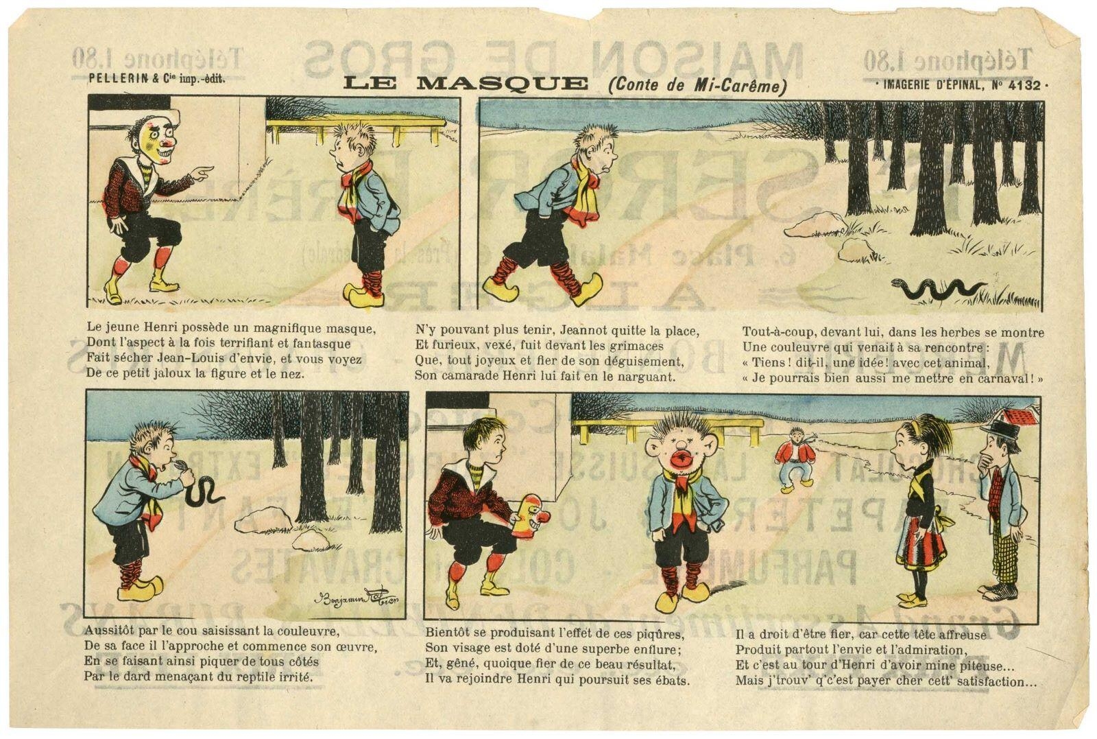 LE MASQUE (Conte de Mi-Carême) (titre inscrit)