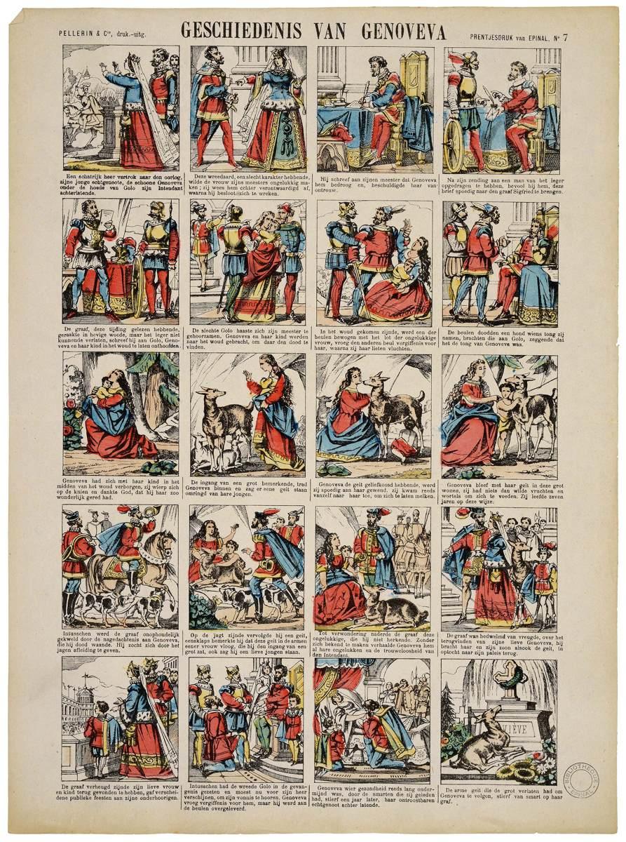 GESCHIEDENIS VAN GENOVEVA (titre inscrit, néerl.) ; Histoire de Geneviève de Brabant (titre factice)