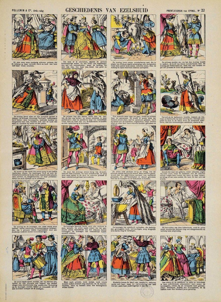 GESCHIEDENIS VAN EZELSHUID (titre inscrit, néerl.) ; Histoire de Peau d’Ane. (titre factice)