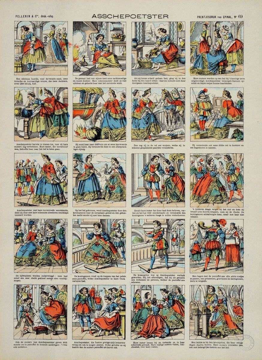 ASSCHEPOETSTER (titre inscrit, néerl.) ; CENDRILLON (titre factice)
