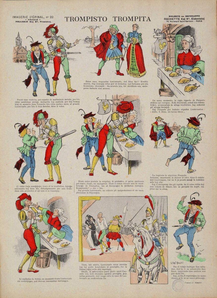 TROMPISTO TROMPITA (titre inscrit, esperanto) ; DUPEUR DUPE (titre traduit)