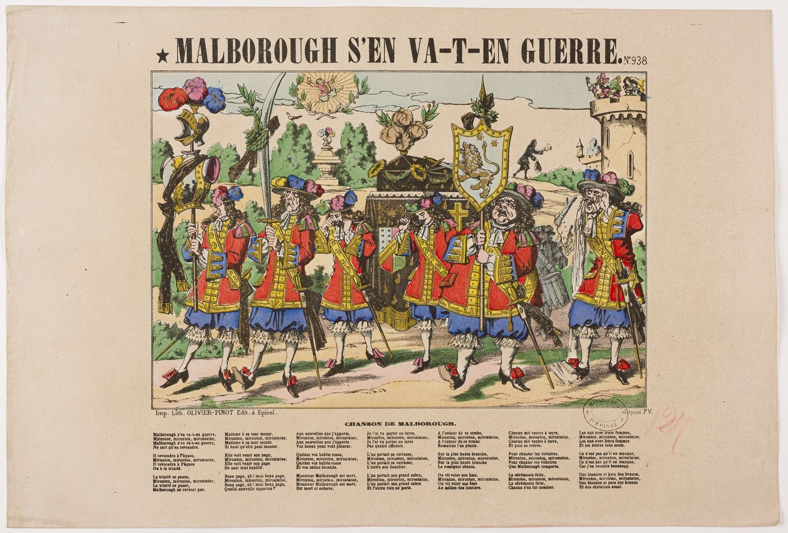 MALBOROUGH S’EN VA EN GUERRE. N° 938 (titre inscrit)