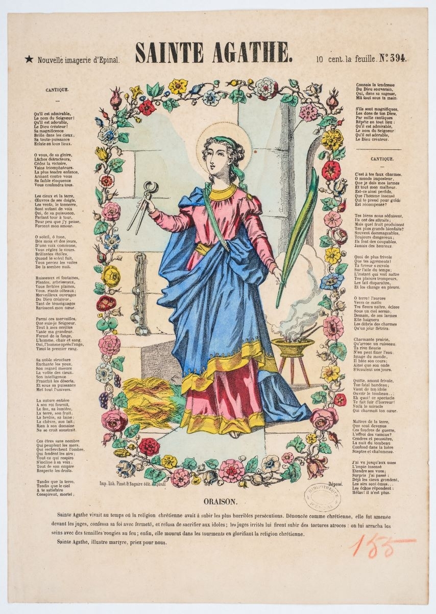 SAINTE AGATHE. N° 394 (titre inscrit)