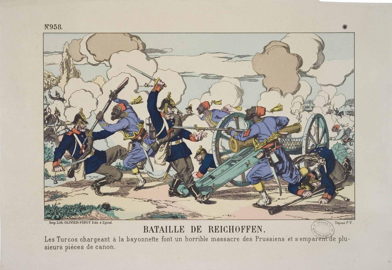 BATAILLE DE REICHOFFEN. N°.958. (titre inscrit)