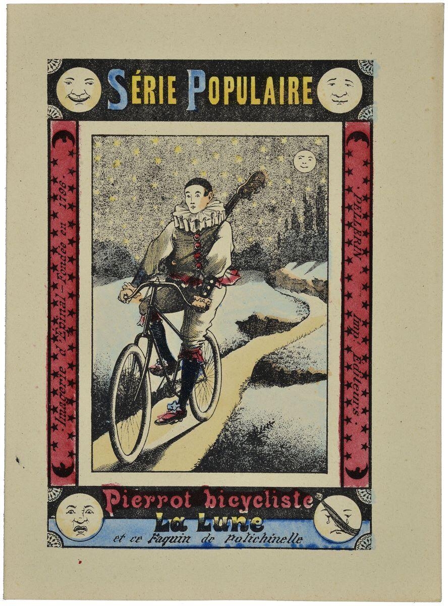 Pierrot bicycliste / La Lune / et ce Faquin de Polichinelle. (titre inscrit)